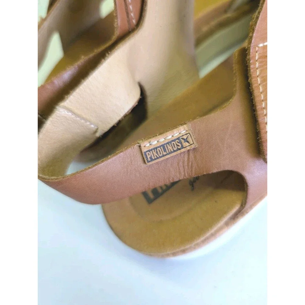 PIKOLINOS Palma Leather Sandals Women's Size 41 (US 10-10.5) Wedge W4N-0968C1